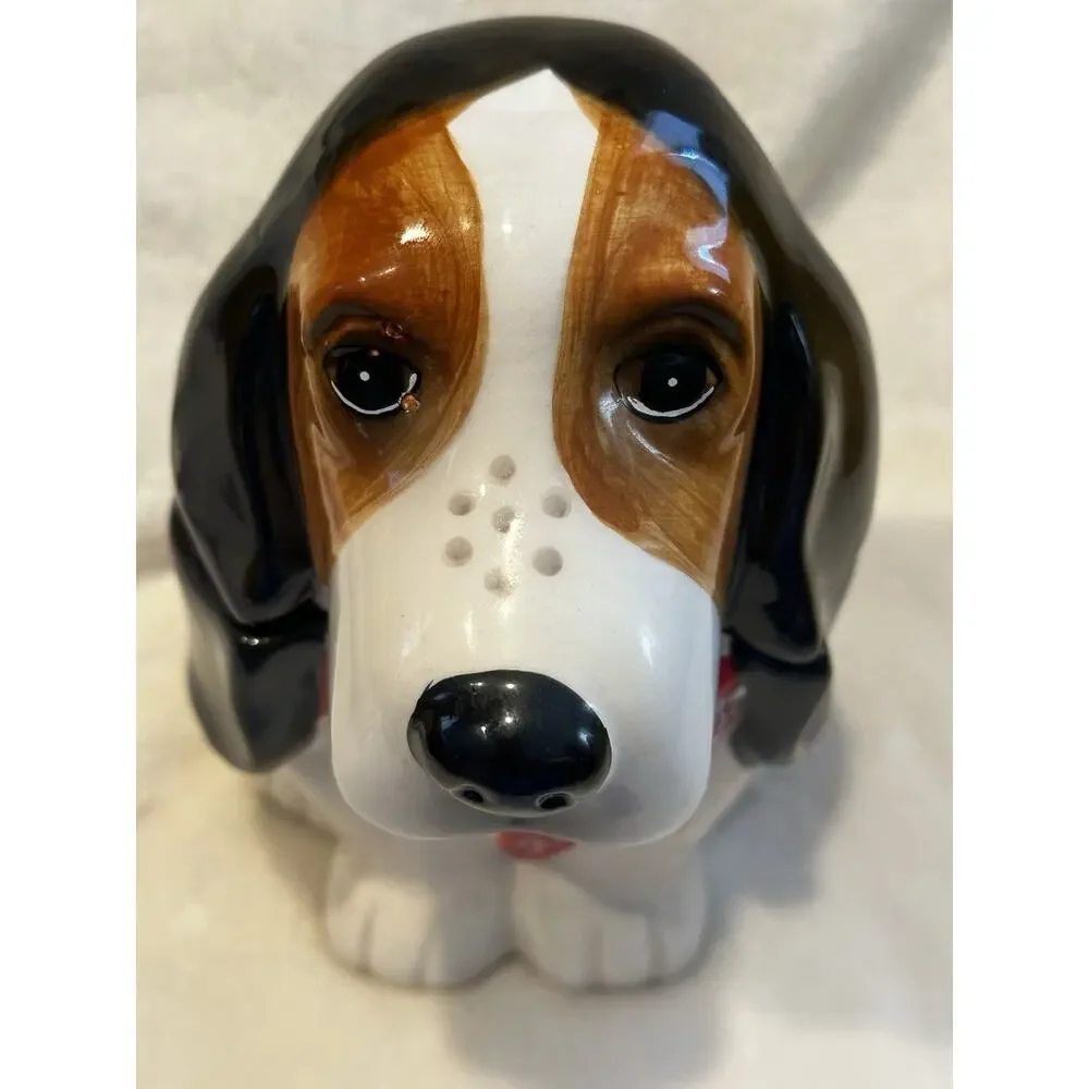 Pioneer Woman Henry Basset Hound Dog Treat Candy Cookie Jar 7.75” Tall Puppy NWT